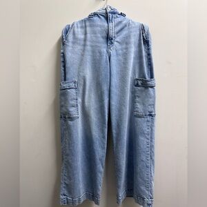 American Eagle Super High-Rise Baggy Wide Leg Jeans Women’s 14